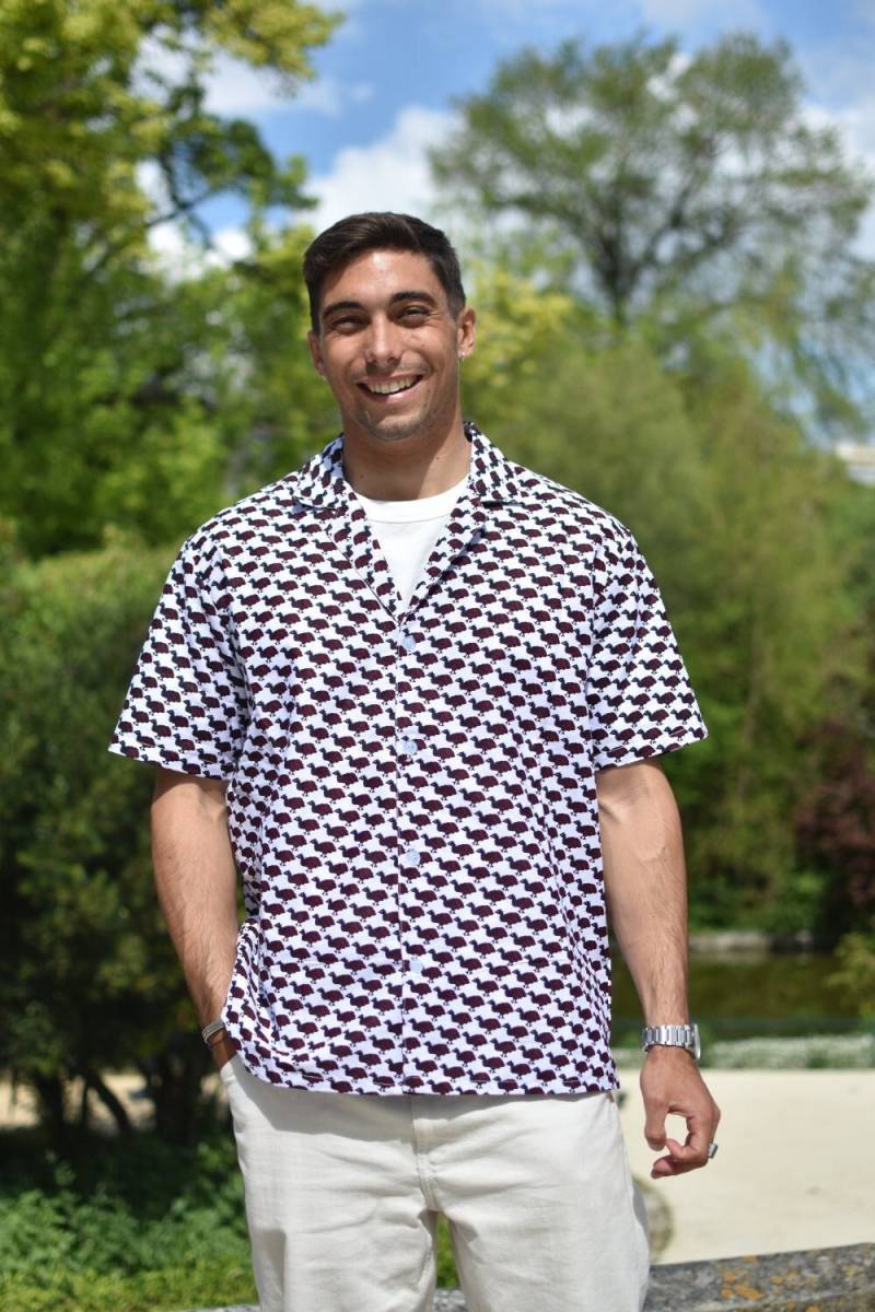 Unisex-Wachshemd/Maky-Hemd, Herren-Kurzarmhemd, Sommerhemd, Herrenbekleidungshemd, Hemd Mit Knöpfen von SirawaxBoutique