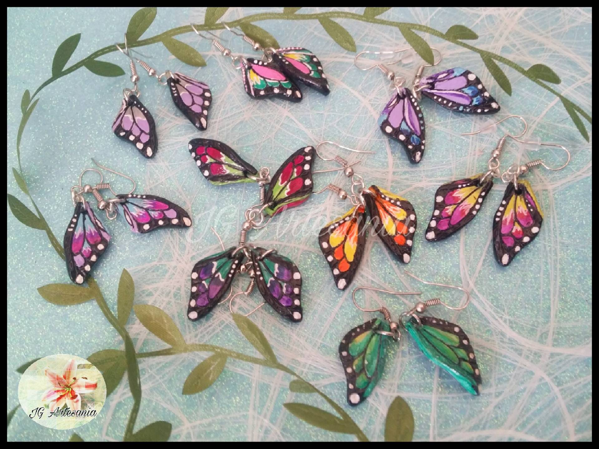 Schmetterling Flügel Ohrringe von SirenArtCraft