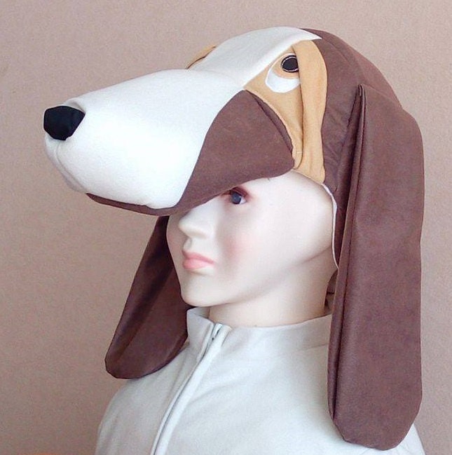 Basset Hound - Hundekopfschmuck von Sirenablu