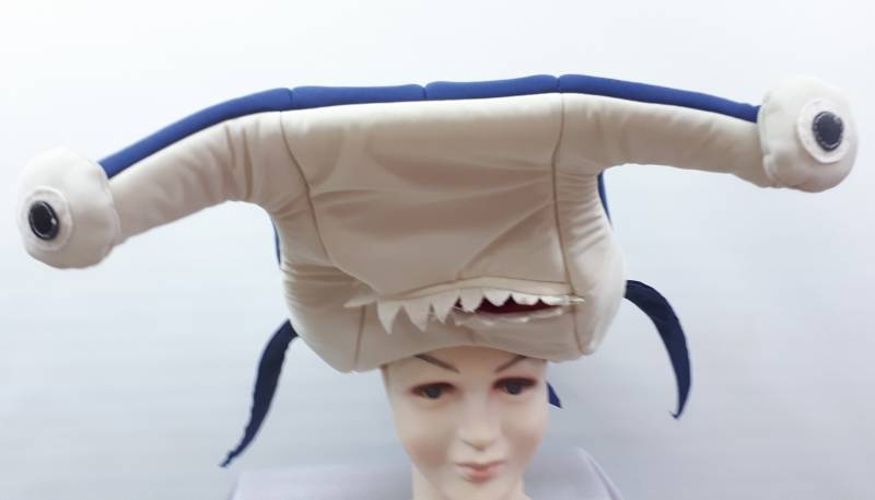 Hammerhai Hai Als Kopfschmuck von Sirenablu