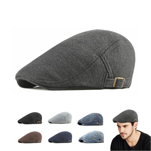 Siribelle Barrett Mütze Herren Schiebermütze Herren Einstellbar Flatcap Vintage Baskenmütze Newsboy Schirmmütze Gatsby Ivy Irischer Hut Siribelle Barrett Mütze Herren Schiebermütze Herren Einstellbar Flatcap Vintage Baskenmütze Newsboy Schirmmütze Gatsby Ivy Irischer Hut von Siribelle