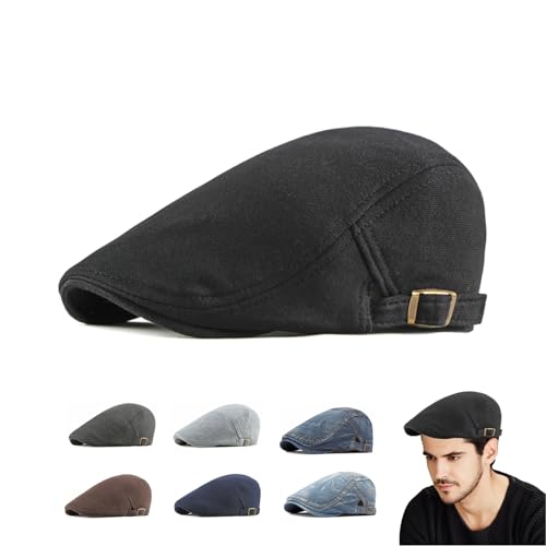 Siribelle Barrett Mütze Herren Schiebermütze Herren Einstellbar Flatcap Vintage Baskenmütze Newsboy Schirmmütze Gatsby Ivy Irischer Hut Siribelle Barrett Mütze Herren Schiebermütze Herren Einstellbar Flatcap Vintage Baskenmütze Newsboy Schirmmütze Gatsby Ivy Irischer Hut von Siribelle