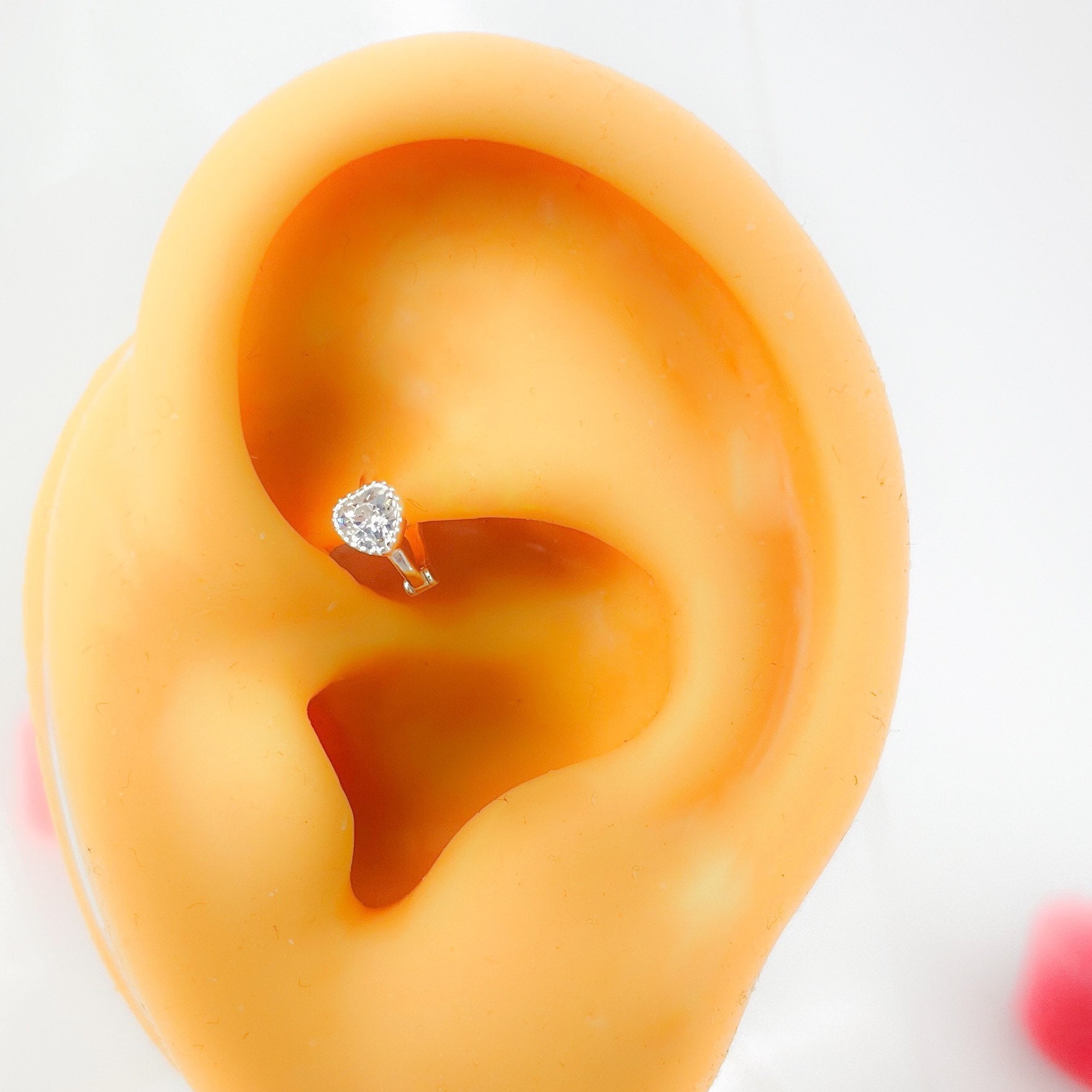 Piercing #312 925 Silber Vergoldet Hoop Clicker Knorpel Crystal Mini Tiny Minimalistisch von Siristat