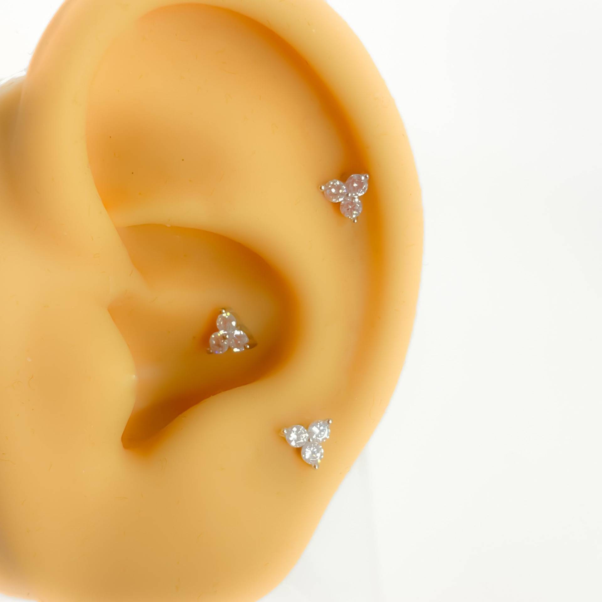 Piercing 925 Silber Piercing Blume Flat Back 329 von Siristat