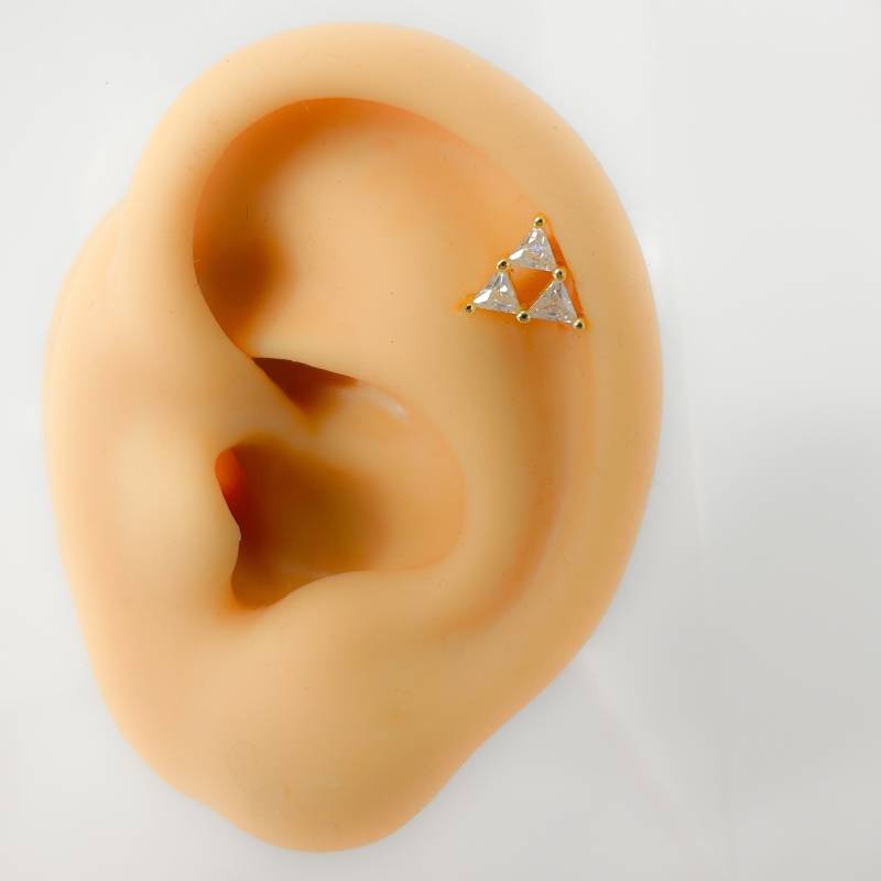 Piercing Stainless Steel 316L Silver Oder Vergoldet Nr.199 von Siristat