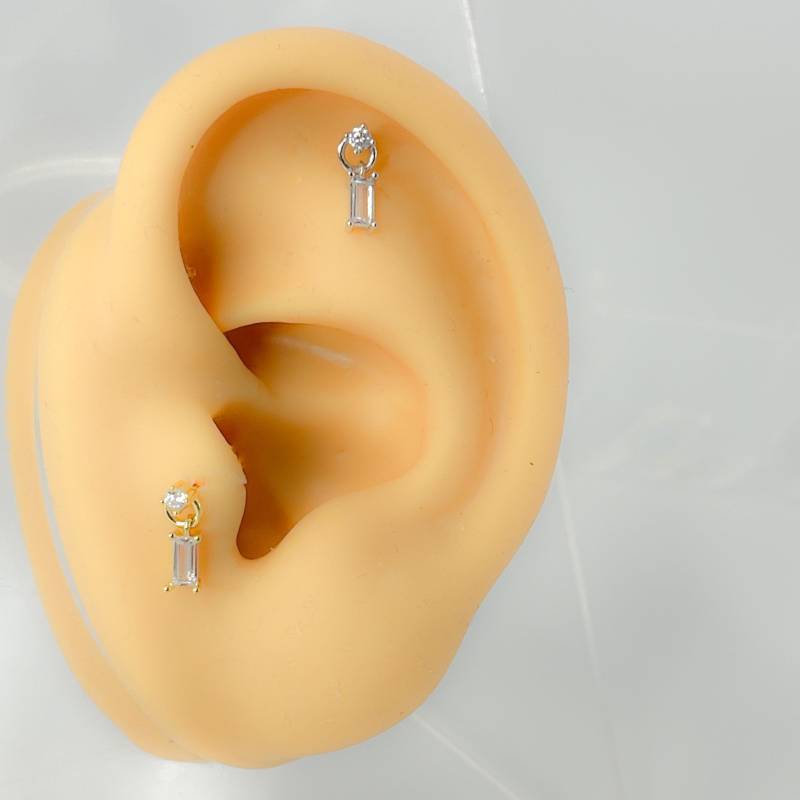 Tiny Piercing 925 Silber Vergoldet Nr.139 von Siristat