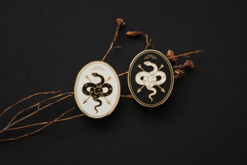 Schlange Kamee Pin von SiriusboundShop