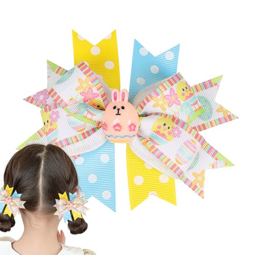 Bughaarklammern Frauen, Bughaarklammern - Mädchen Haarbögen Clip Accessoires - Fashion Ribbon Bunny Dot Barrettes, Kinderparty Gefälligkeiten von Sirseon