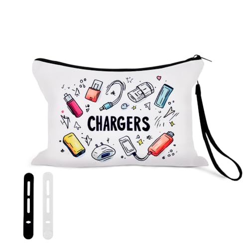 Elektronisches Zubehör Tasche Organizer für Reisen, tragbare Kabelaufbewahrungstasche mit Anti-Verlust-Gurt und Silikon-Kabelbindern, 3 Stück, Ladetasche 2-2 Elektronisches Zubehör Tasche Organizer für Reisen, tragbare Kabelaufbewahrungstasche mit Anti-Verlust-Gurt und Silikon-Kabelbindern, 3 Stück, Ladetasche 2-2 von Sisadodo