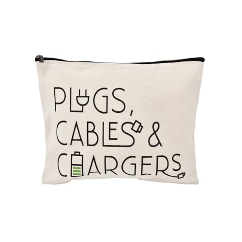 Sisadodo Reise-Kabel-Organizer-Tasche für Damen und Herren, elektronisches Tech-Zubehör, Urlaub, Reißverschluss, Aufbewahrungstasche für Ladegeräte, Kabel, Stecker, Ladetasche 1 Sisadodo Reise-Kabel-Organizer-Tasche für Damen und Herren, elektronisches Tech-Zubehör, Urlaub, Reißverschluss, Aufbewahrungstasche für Ladegeräte, Kabel, Stecker, Ladetasche 1 von Sisadodo