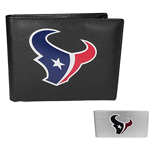 Siskiyou Sports NFL Houston Texans Bi-fold Wallet & Geldklammer, Schwarz, Einheitsgröße von Siskiyou