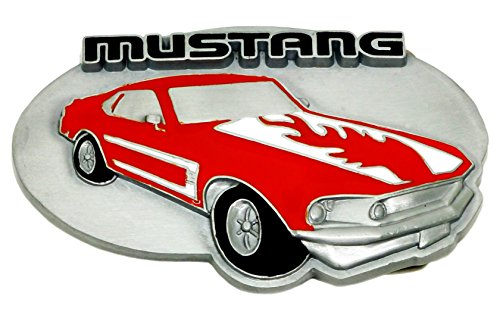 Mustang Gürtelschnalle - Jahrgang - Offiziell Lizenziertes Produkt von Siskiyou