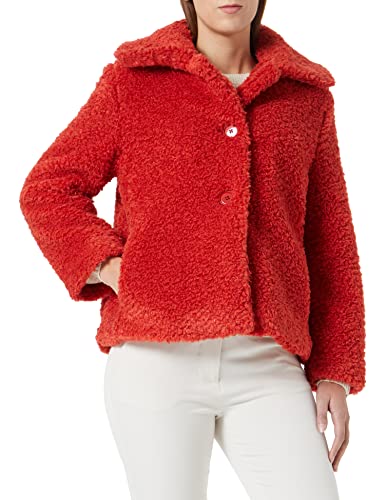 Sisley Damen 20KVLN01H Jacket, Red 1W4, 42 von SISLEY