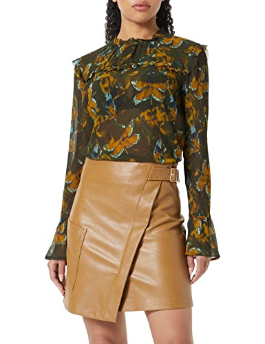 Sisley Damen 41DYL000N Skirt, Brown 9U1, 32 von SISLEY