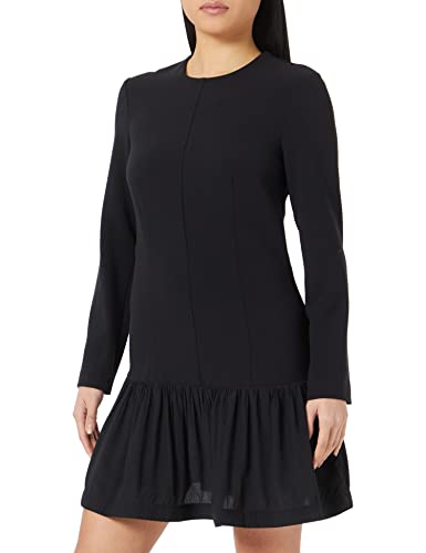 Sisley Damen 4BFQLV029 Dress, Black 100, 34 von SISLEY