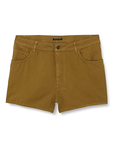 Sisley Damen 4ZN5L9003 Casual Shorts, Olive Green 350, 26 von SISLEY