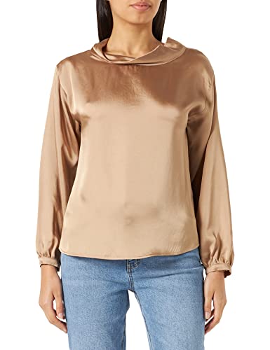 Sisley Damen 52ADLQ02J Blouse, Beige 1K3, l von SISLEY