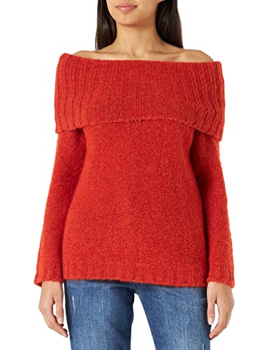 Sisley Damen L/S 102vm200k Sweater, Orange 7c0, S EU von SISLEY