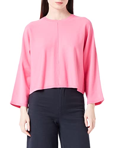 Sisley Damen L/S 14etm102h Sweater, Fuchsia 258, M EU von SISLEY