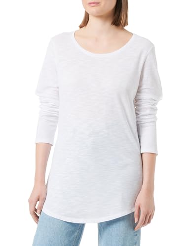 Sisley Damen T-shirt L/S 3fd4l119s T Shirt, White 101, L EU von Sisley