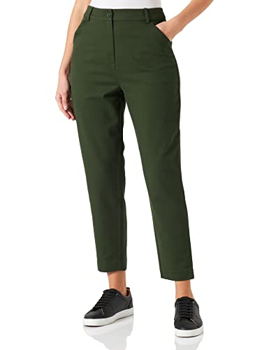 Sisley Damen Trousers 45G2LF01D Pants, Dark Green 22M, 36 von SISLEY