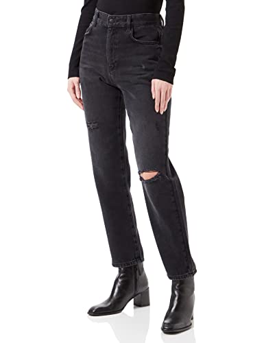 Sisley Damen Trousers 47WDLE00V Jeans, Black Denim 800, 29 von SISLEY