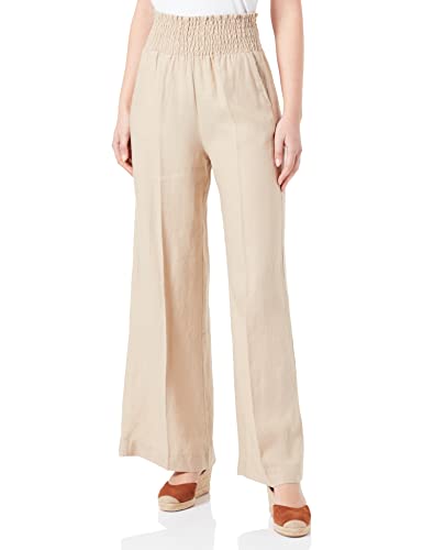 Sisley Damen Trousers 4AGHLF00T Pants, Beige 1K3, 40 von SISLEY