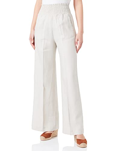 Sisley Damen Trousers 4AGHLF00T Pants, Creamy White 38U, 40 von SISLEY