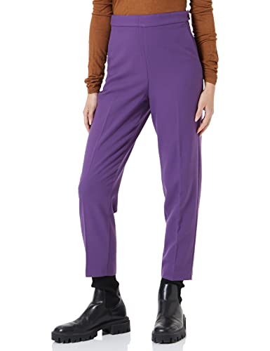 Sisley Damen Trousers 4O9BLF027 Pants, Violet 1Y1, 40 von SISLEY