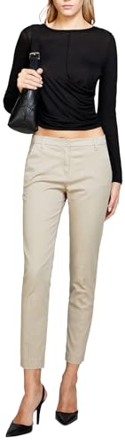 Sisley Damen Trousers 4byw55ah6 Pants, Beige 18j, 42 EU von SISLEY