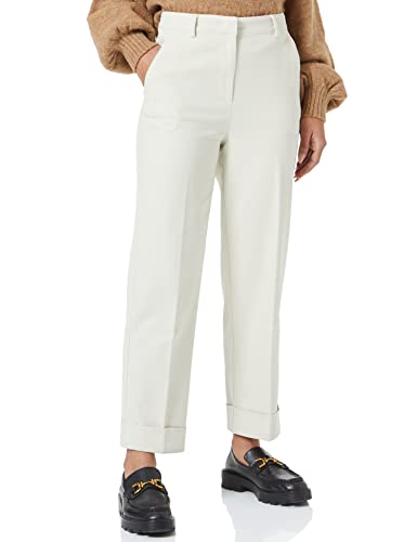 Sisley Damen Trousers 4k2z55cw6 Pants, Off White 0l8, 44 EU von SISLEY