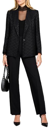 Sisley Damen Trousers 4kvxlf02i Pants, Black 100, 34 EU von SISLEY