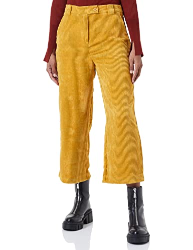 Sisley Damen Trousers 4t36lf02d Pants, Mustard 3p8, 36 EU von SISLEY