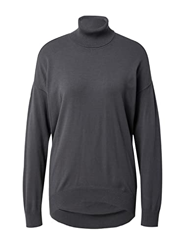 Sisley Damen Turtle Neck 14ETM200D Sweater, Dark Grey 0H7, M von SISLEY