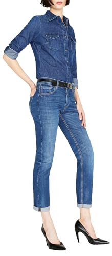 Sisley Damen broek 4xie576t6 Jeans, Blue Denim 902, 29 EU von SISLEY