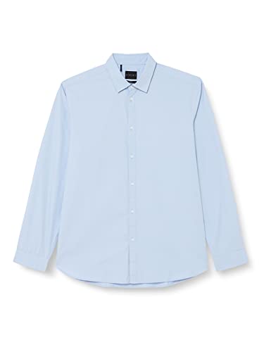 Sisley Herren 5elcsq01j Shirt, Light Blue 907, 46 EU von SISLEY