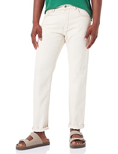 Sisley Herren Trousers 4FAKSE00F Jeans, White Denim 600, 30 von SISLEY