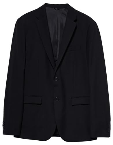 Sisley Men's 2KI352Y89 Jacket, Black 100, 36 von SISLEY