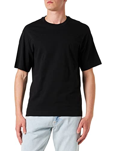 Sisley Men's 3096S1022 T-Shirt, Black 100, S (2er Pack) von SISLEY