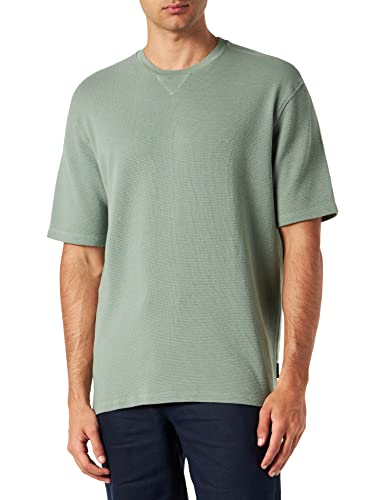 Sisley Men's 34NHS1027 T-Shirt, Grey 075, XXL von SISLEY