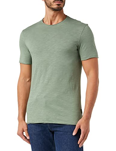 Sisley Men's 3YR7S101K T-Shirt, Grey 075, XXL von Sisley