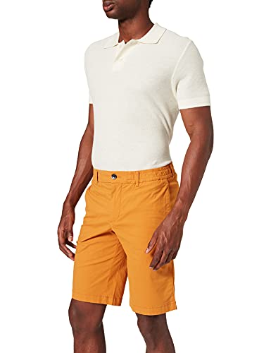 Sisley Men's Bermuda 4ZEA594N9 Shorts, Yellow/Orange 0B2, 36 von SISLEY