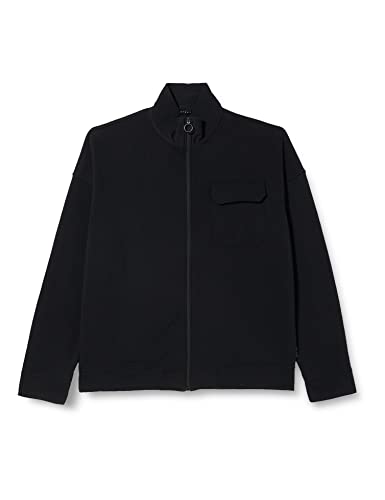 Sisley Men's Jacket 3BMRS5008 Sweatshirt, Black 100, L von SISLEY