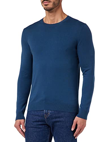 Sisley Men's L/S 10F2S1C78 Sweater, Blue 37T, L von SISLEY