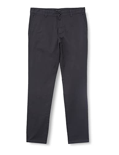 Sisley Men's Trousers 4AIHSF021 Pants, Dark Grey 19E, 44 von Sisley