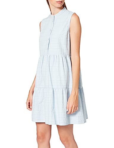 Sisley Damen 4T0G5VHR7 Dress, Light Blue 25M, D36 (IT 42) von SISLEY