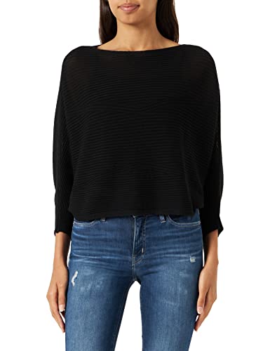 Sisley Women's L/S 108NM102E Sweater, Black 700, XS von SISLEY