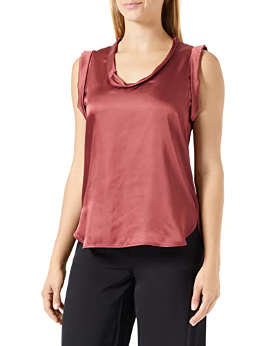 Sisley Women's TOP 52ADLH00M Shirt, Brown 2T1, L von SISLEY