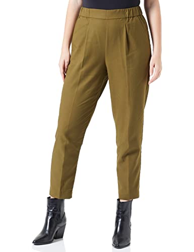 Sisley Women's Trousers 41QQL5CZ7 Pants, Military Green 3P7, 38 von SISLEY