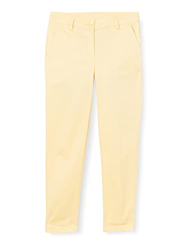 Sisley Women's Trousers 4ED455847 Pants, Yellow 004, Gr. 34 DE (40 IT) von SISLEY